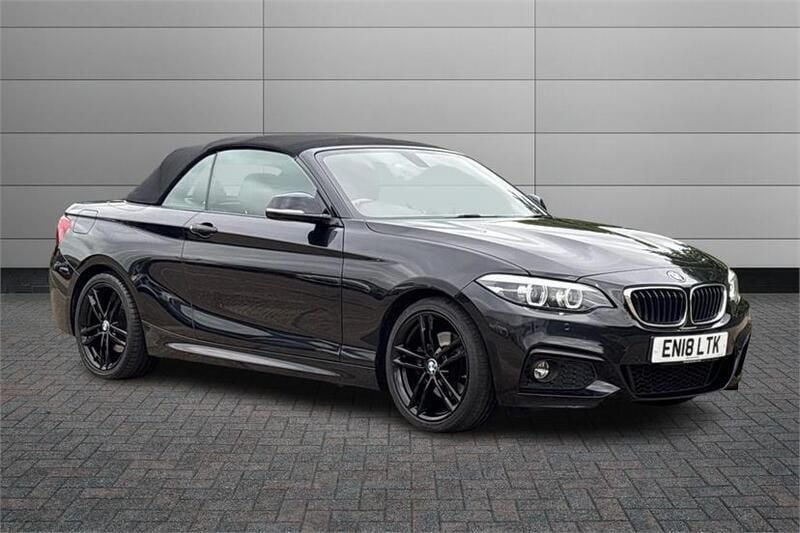 Black Used 2018 BMW 220 M Sport Cabriolet | £15,490 (Fair price) - Image 1/4