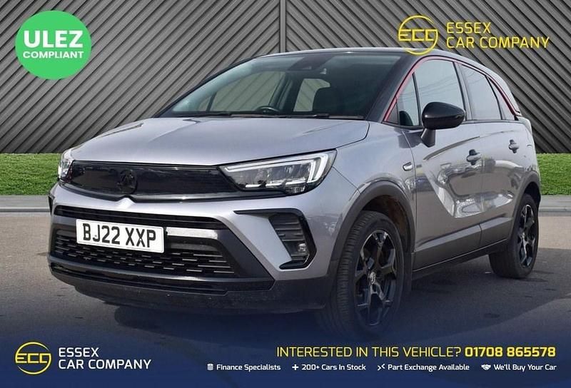 Used Vauxhall Crossland GS Line 110 HP (80 kW) 2022 Grey SUV