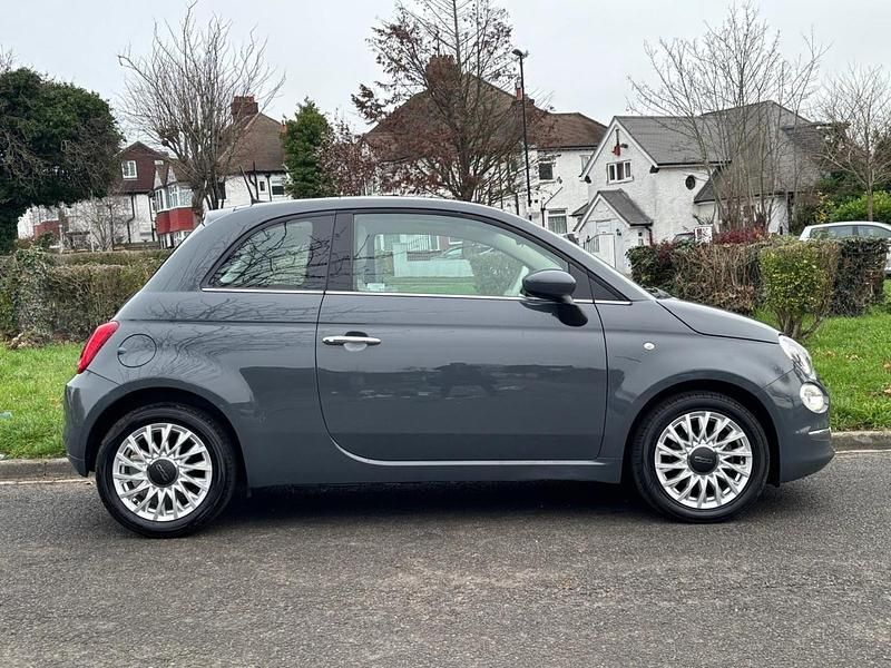 Used Fiat 500 Lounge 69 HP (50 kW) 2018 Grey Hatchback