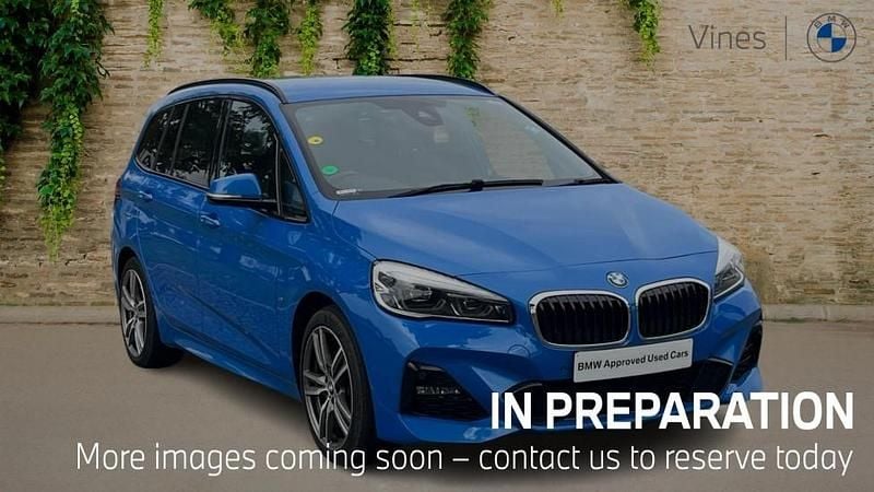 Blue Used 2021 BMW 218 Gran Tourer M Sport MPV | £20,971 (A bit pricey) - Image 1/4