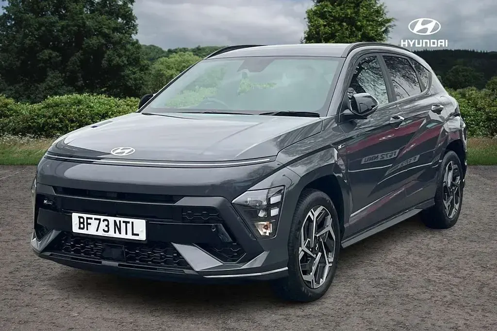 Used Hyundai Kona N Line 117 HP (86 kW) 2023 Grey SUV