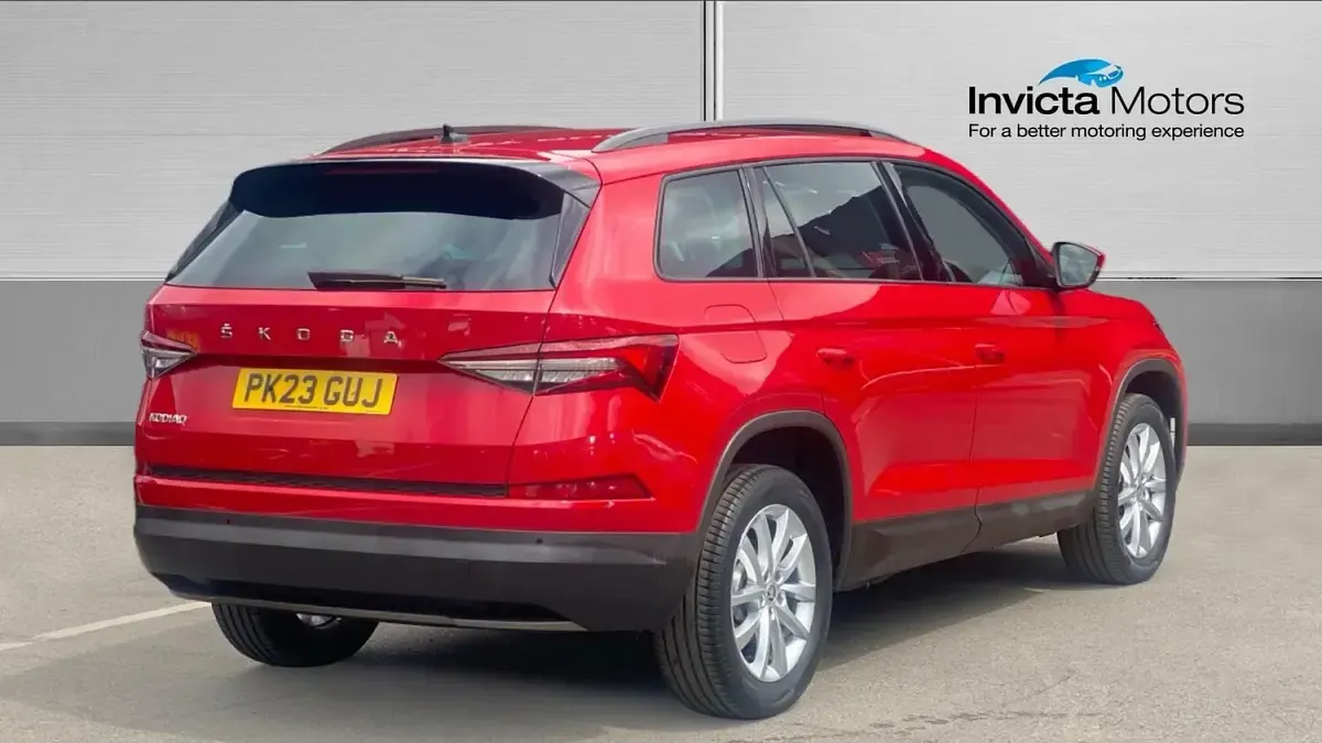 Used Skoda Kodiaq SE 150 HP (110 kW) 2023 Red SUV