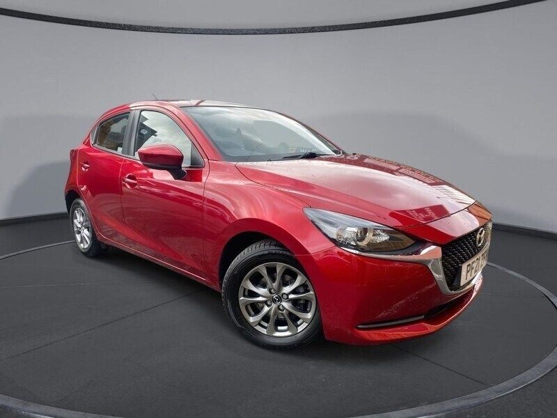 Red Used 2021 Mazda 2 Hatchback | £11,399 (Good price) - Image 1/4