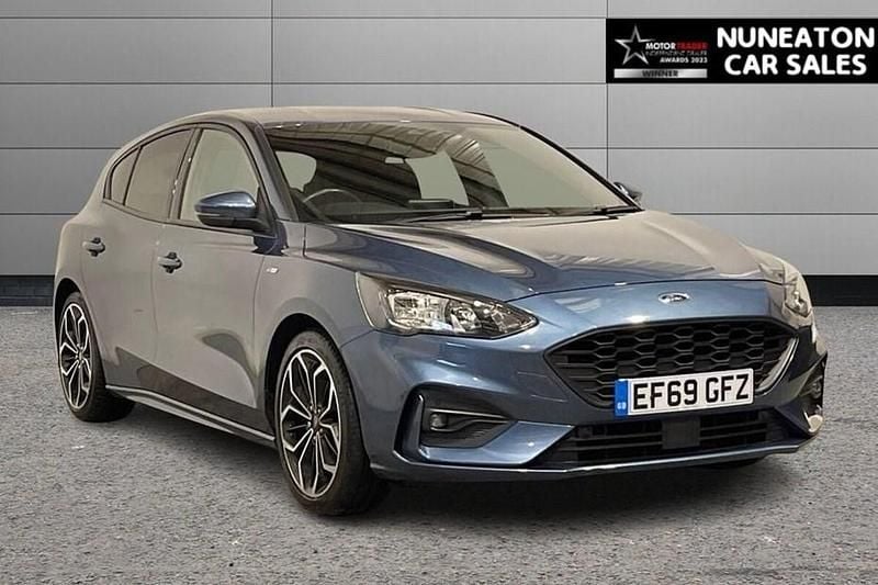 Blue Used 2020 Ford Focus ST-Line X Hatchback | £10,400 (Good price) - Image 1/1