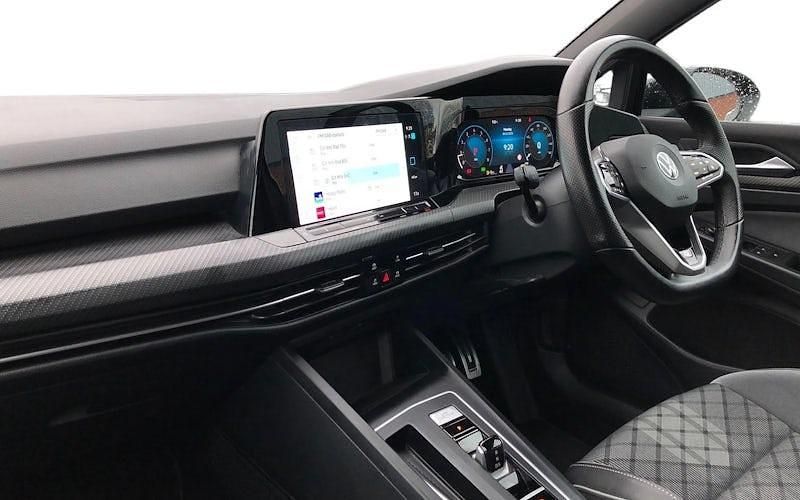 Used VW Golf VIII R-line 150 HP (110 kW) 2022 Black Hatchback