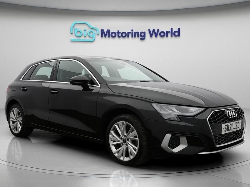 Black Used 2021 Audi A3 e-tron Sport Hatchback | £16,900 (Good price) - Image 1/4
