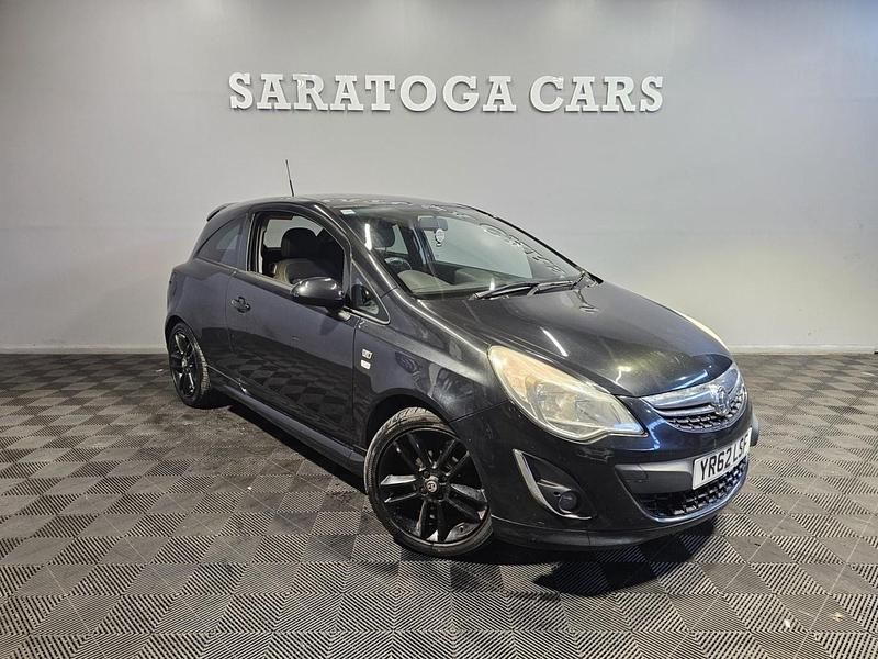 Used Vauxhall Corsa Edition 85 HP (62 kW) 2012 Black Hatchback