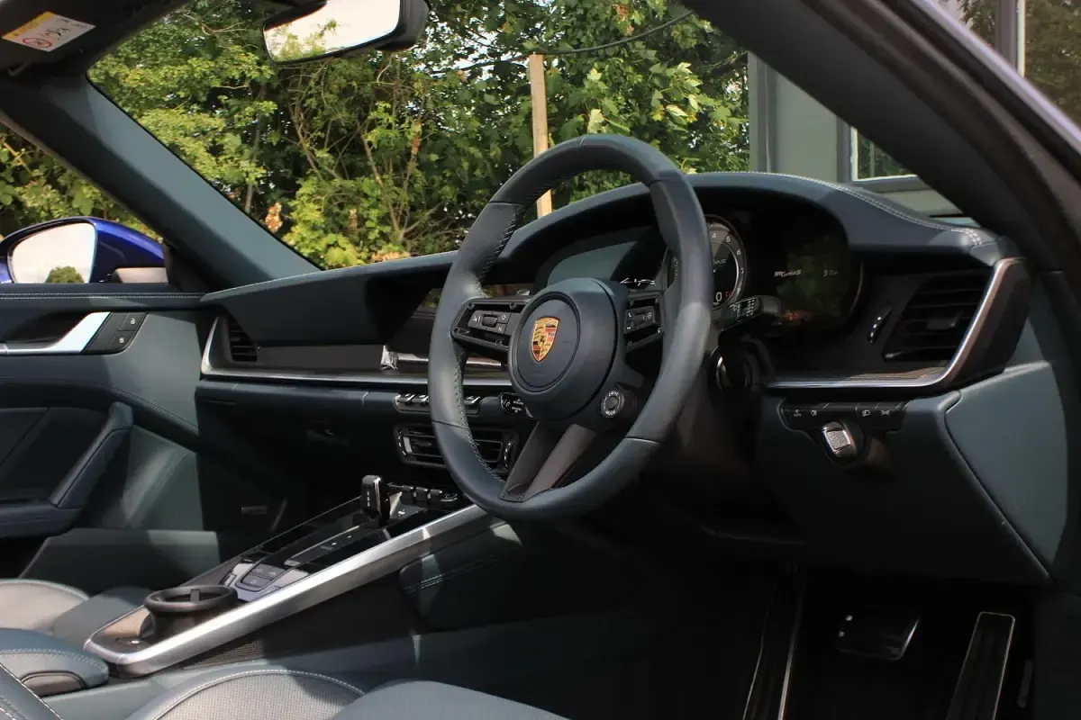 Used Porsche 911 Turbo S Cabriolet 2021 Blue Cabriolet