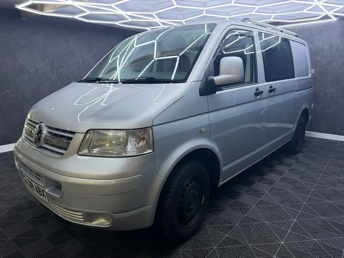 Used VW T5 102 HP (75 kW) 2008 Silver Van