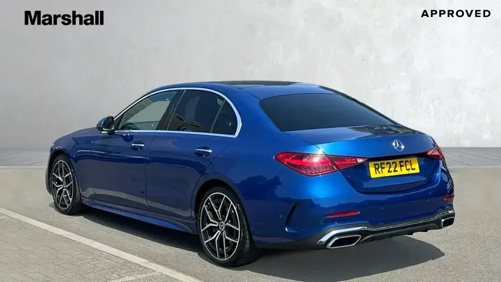 Used Mercedes C300 AMG Line Premium Plus 258 HP (189 kW) 2022 Blue