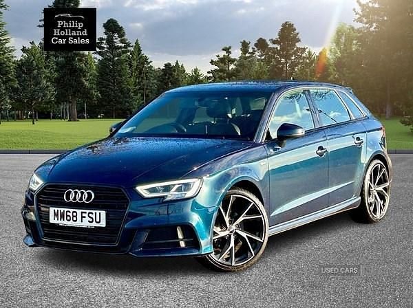 Blue Used 2019 Audi A3 S-Line Hatchback | £14,995 (Fair price) - Image 1/4