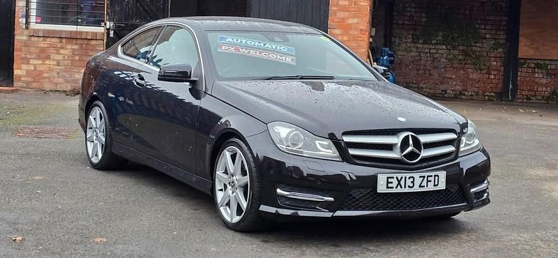 Black Used 2013 Mercedes C180 AMG Coupe | £4,795 (Good price) - Image 1/4