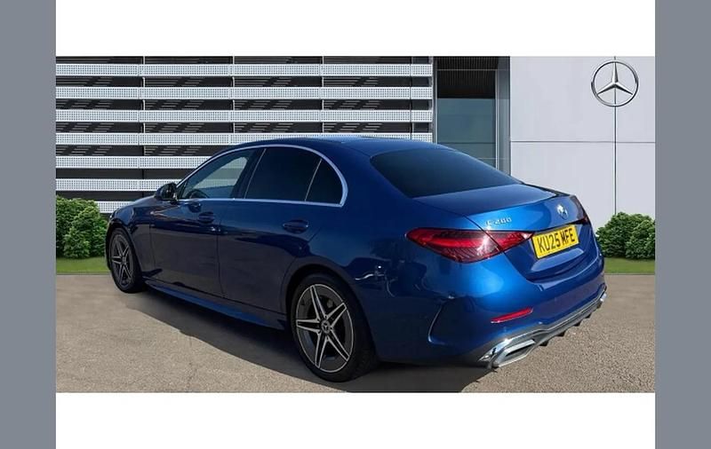 Used Mercedes C200 AMG line 204 HP (150 kW) 2025 Blue Sedan
