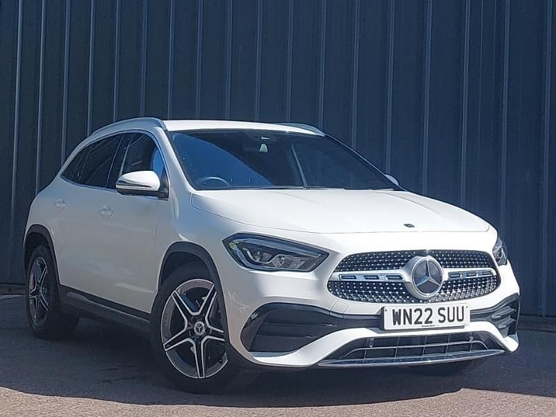 White Used 2022 Mercedes GLA200 AMG line SUV | £26,498 (Fair price) - Image 1/4