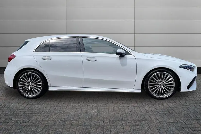 Used Mercedes A150 AMG line 148 HP (108 kW) 2023 White Hatchback