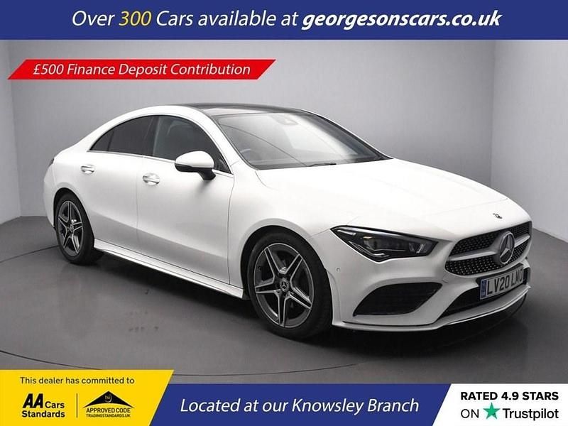 White Used 2020 Mercedes CLA180 AMG line Sedan | £21,000 (Fair price) - Image 1/4