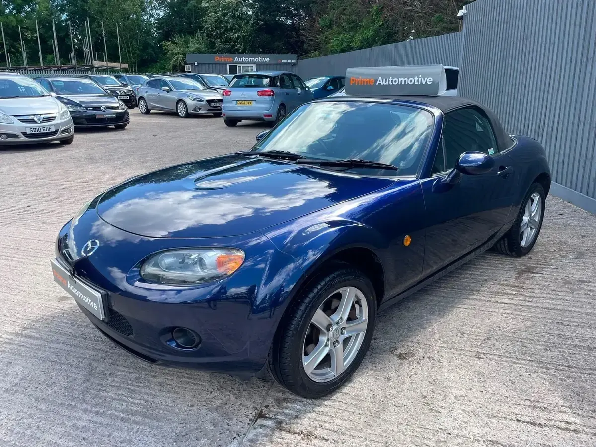 Used Mazda MX5 126 HP (92 kW) 2009 Blue Cabriolet