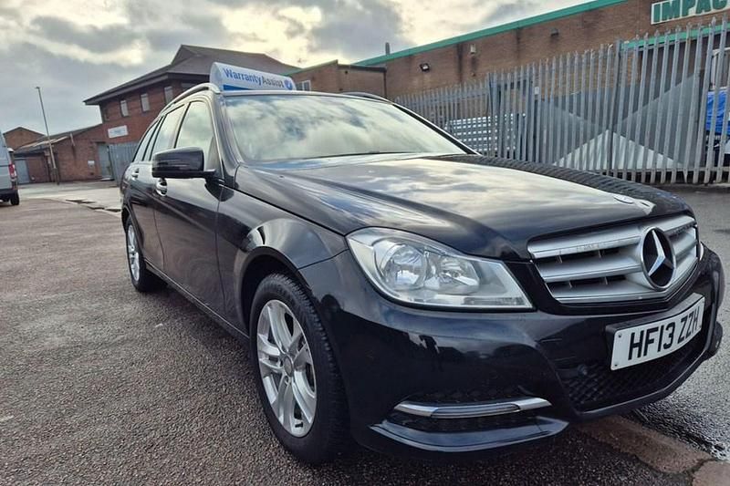Black Used 2013 Mercedes C200 Executive Estate | £3,899 (Good price) - Image 1/1