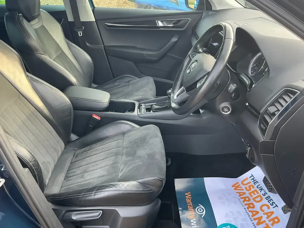 Used Skoda Karoq SE L 150 HP (110 kW) 2018 Blue SUV