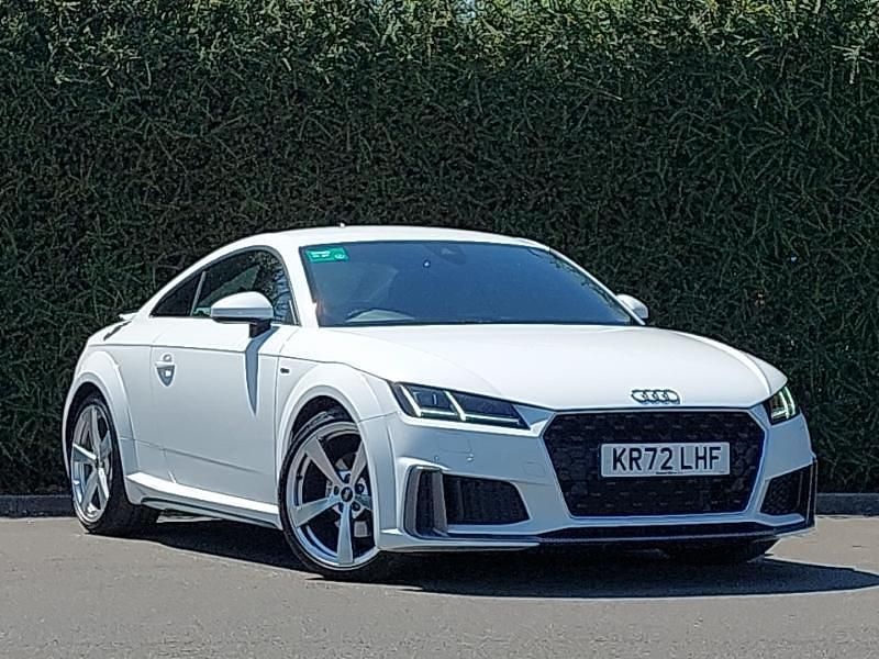 White Used 2022 Audi TT S-Line Coupe | £27,498 (Fair price) - Image 1/4