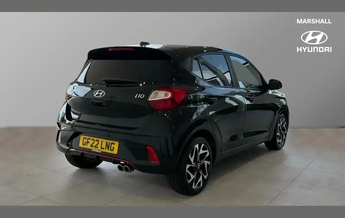 Used Hyundai i10 N Line 100 HP (73 kW) 2022 Black Hatchback