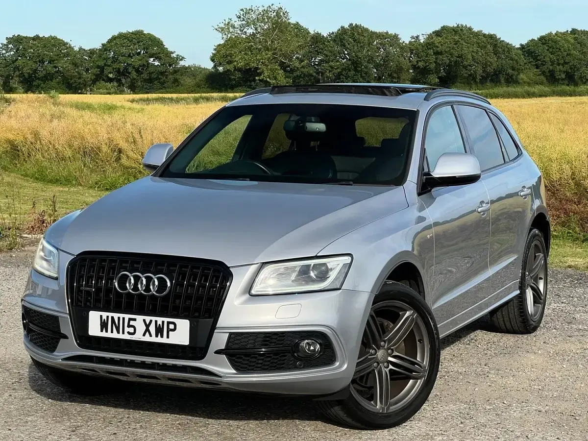 Used Audi Q5 S-line plus 190 HP (139 kW) 2015 Silver SUV
