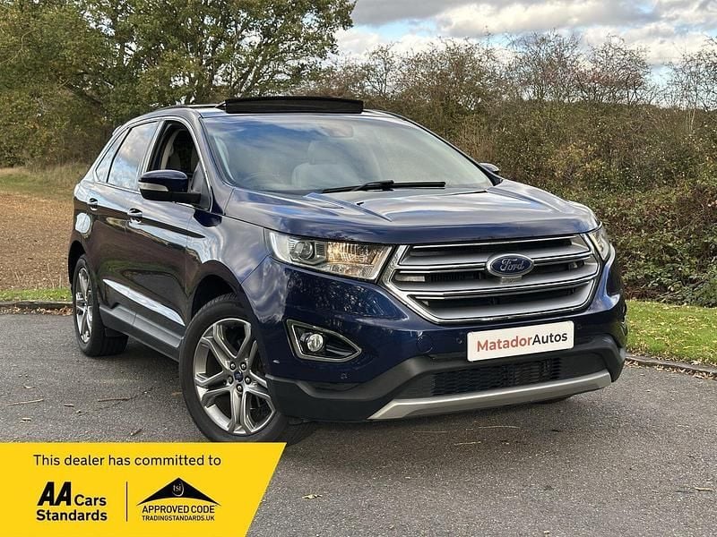 Blue Used 2016 Ford Edge Titanium SUV | £11,895 (Fair price) - Image 1/4