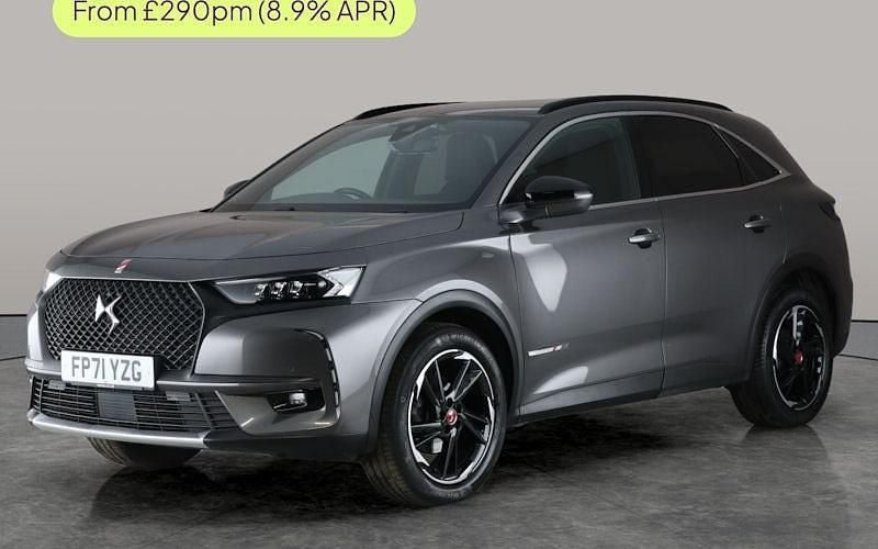 Grey Used 2021 DS Automobiles DS7 Crossback Performance Line Plus SUV | £17,705 (Fair price) - Image 1/3