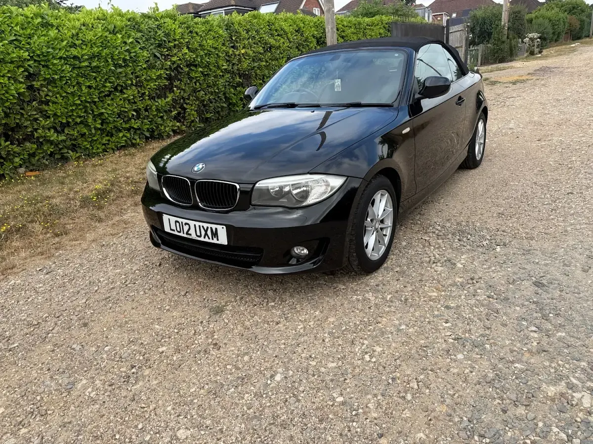 Used BMW 118 Cabriolet 2012 Black Cabriolet