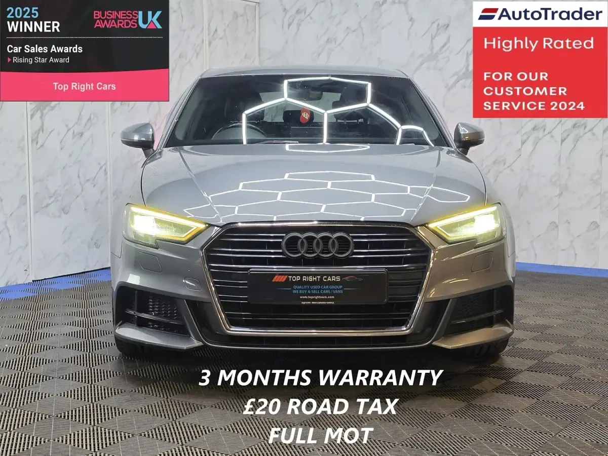 Used Audi A3 Sportback S-Line 110 HP (80 kW) 2016 Grey Hatchback