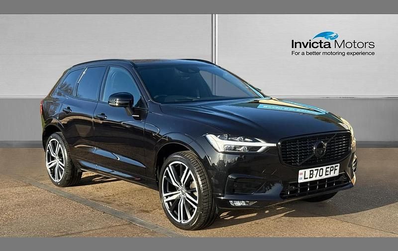 Black Used 2021 Volvo XC60 R-Design Pro SUV | £31,399 (Fair price) - Image 1/4
