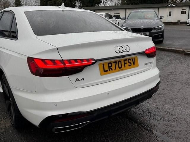 Used Audi A4 Black Edition 163 HP (119 kW) 2020 White Sedan