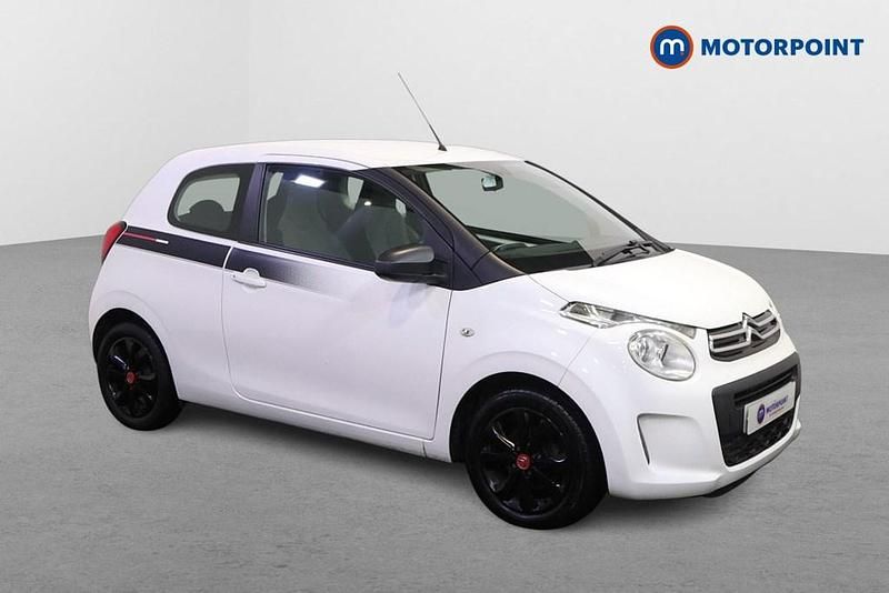 White Used 2018 Citroën C1 Furio Hatchback | £6,399 (Fair price) - Image 1/4