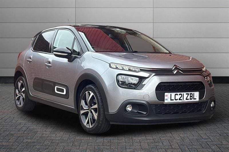 Cumulus grey with onyx black roof Used 2021 Citroën C3 Flair Hatchback | £8,495 (Fair price) - Image 1/2