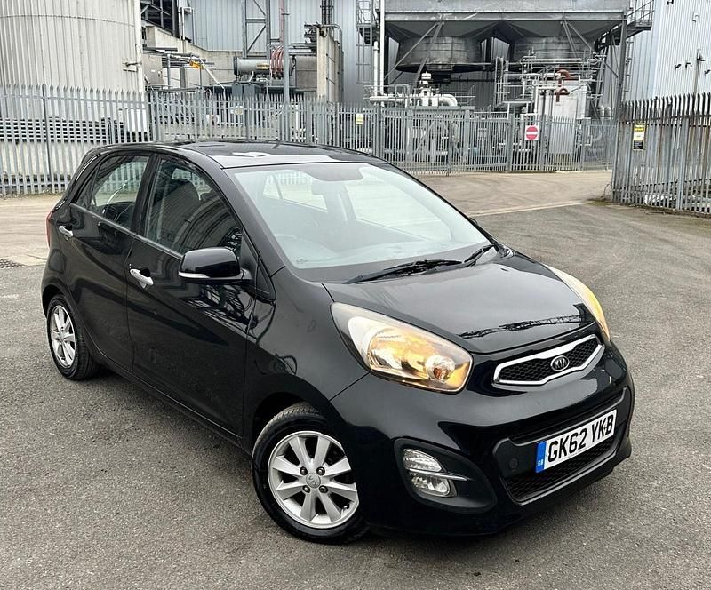Black Used 2012 Kia Picanto 2 Hatchback | £2,495 (Good price) - Image 1/4