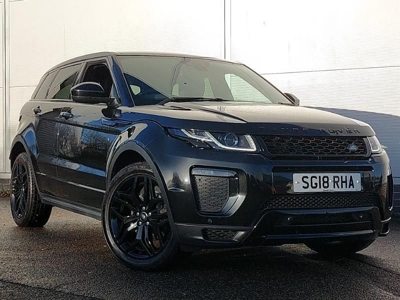 Black Used 2018 Land Rover Range Rover evoque HSE Dynamic SUV | £13,998 (Super price) - Image 1/4
