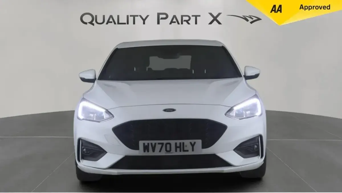 Begagnad Ford Focus ST-Line 2020 Vit Halvkombi