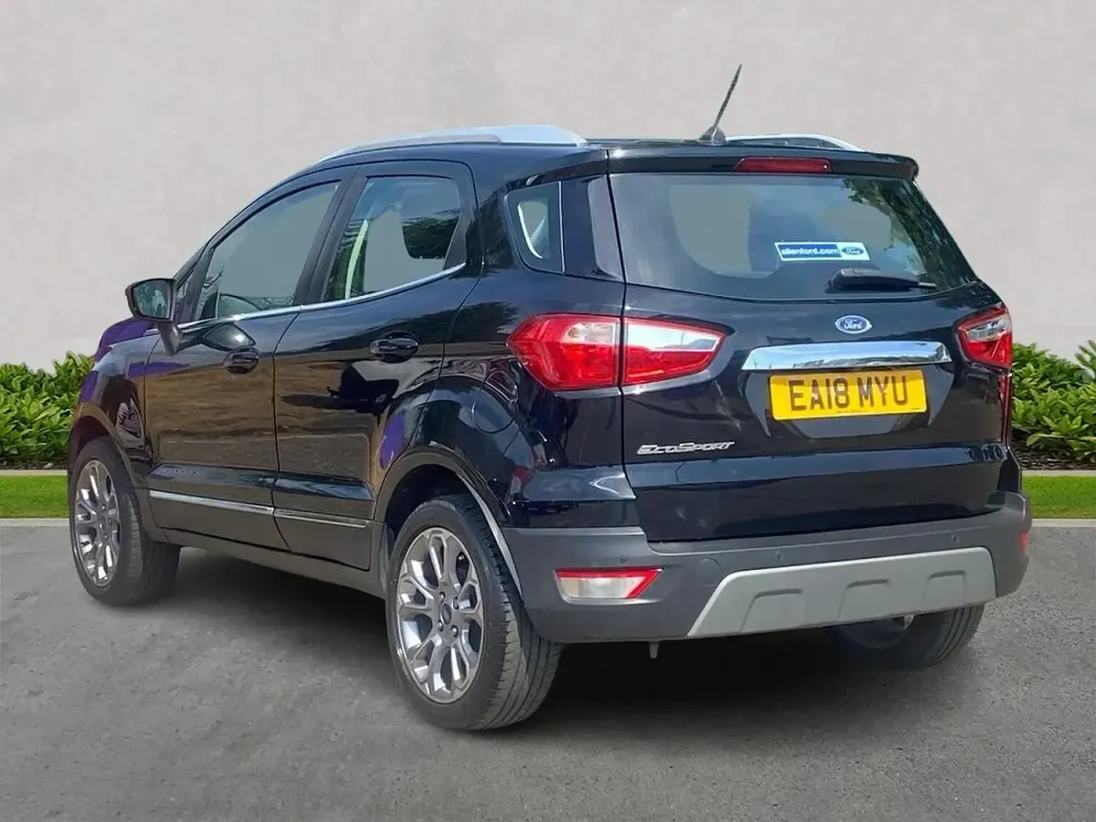 Used Ford Ecosport Titanium 125 HP (91 kW) 2018 Black SUV