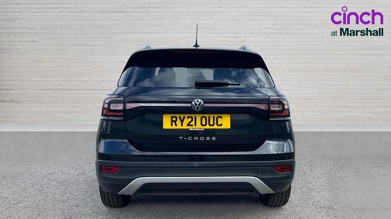 Used VW T-Cross SEL 110 HP (80 kW) 2021 Black SUV
