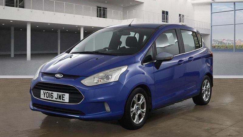Used Ford B-MAX Zetec 95 HP (69 kW) 2016 Blue MPV