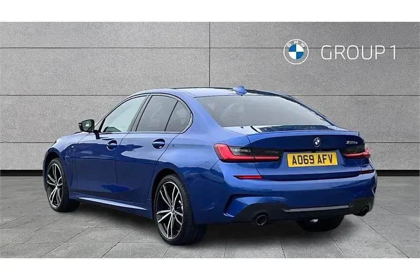 Used BMW 330e M Sport 292 HP (214 kW) 2019 Blue Sedan
