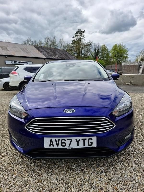 Used Ford Focus Zetec 2018 Blue Hatchback