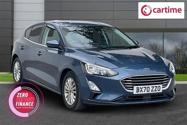 Blue Used 2020 Ford Focus Titanium Hatchback | £13,555 (Fair price) - Image 1/4