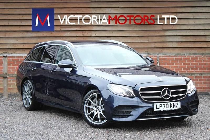 Blue Used 2021 Mercedes E200 AMG line Estate | £22,495 (Good price) - Image 1/1