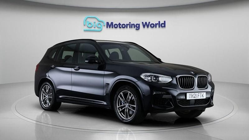 Used BMW X3 M Sport 292 HP (214 kW) 2021 Black SUV