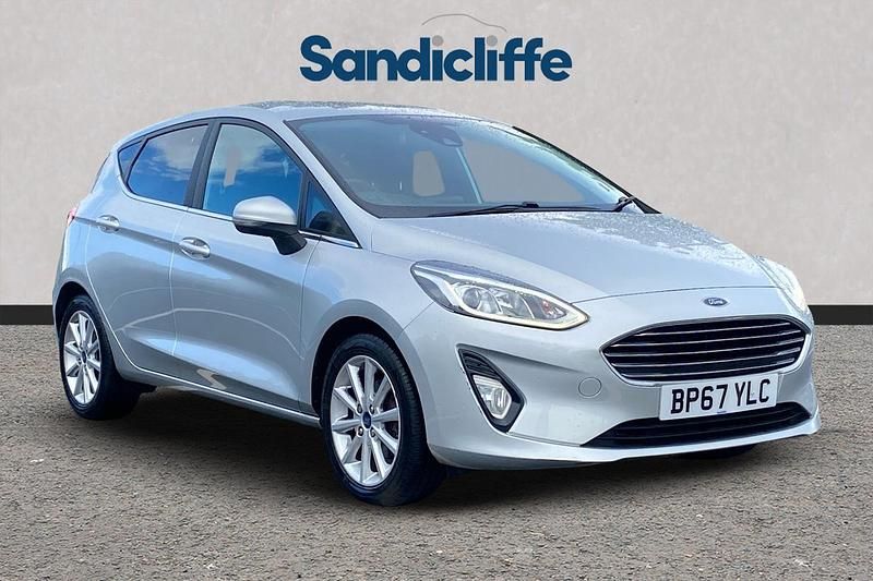 Silver Used 2018 Ford Fiesta Titanium Hatchback | £7,573 (Fair price) - Image 1/4