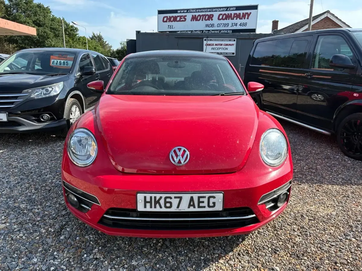 Used VW Beetle Design 150 HP (110 kW) 2017 Red Hatchback