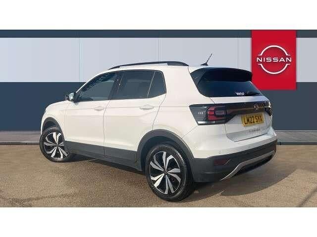 Used VW T-Cross Black Edition 110 HP (80 kW) 2022 White SUV