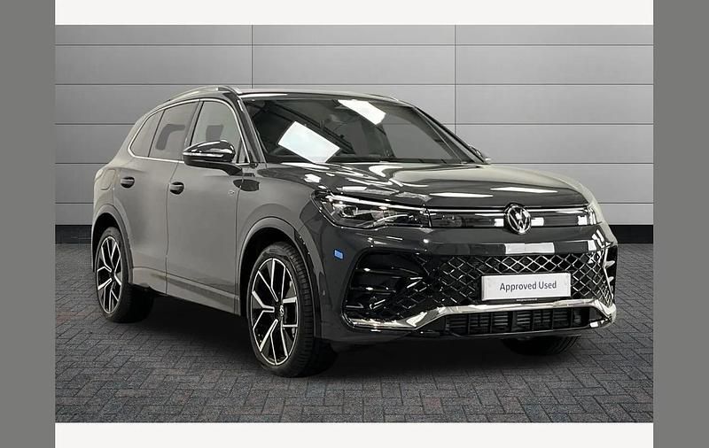 Grey New 2025 VW Tiguan R-line SUV | £39,990 - Image 1/3