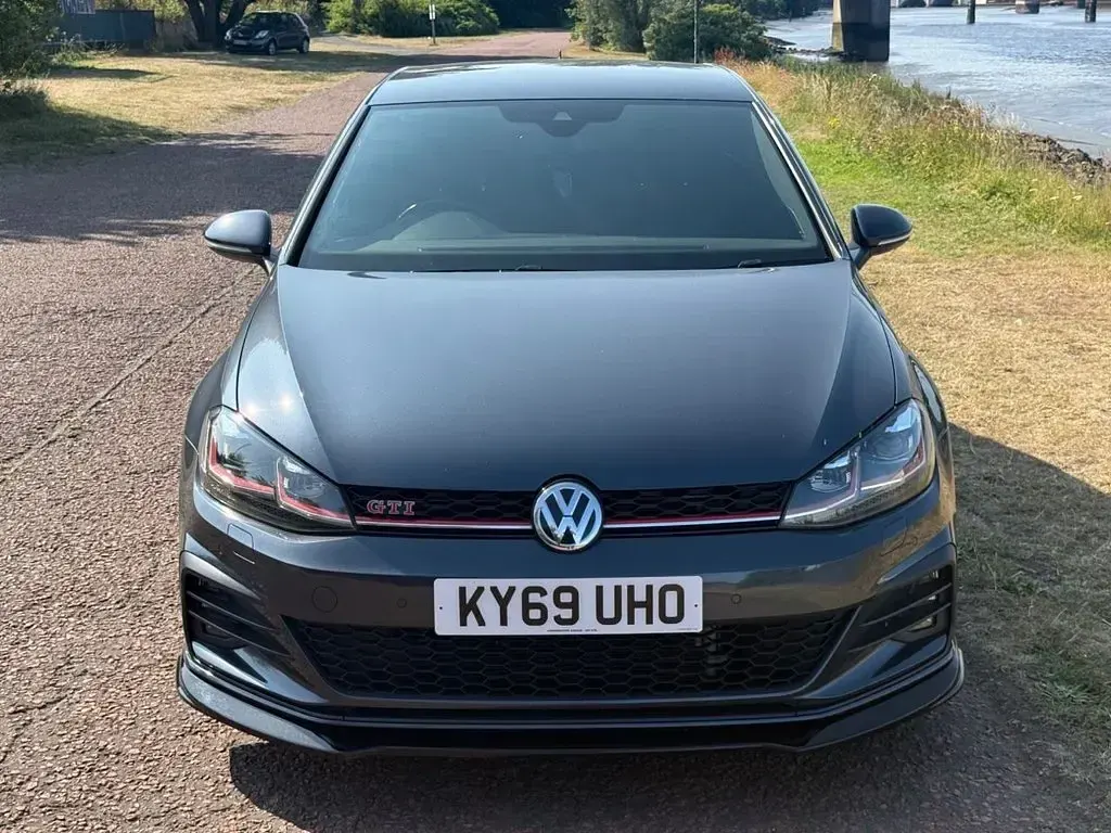 Used VW Golf VII GTI 245 HP (180 kW) 2019 Blue Hatchback